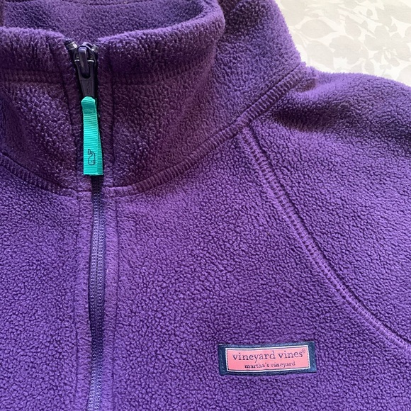 Vineyard Vines Harbor Fleece Quarter Zip - Picture 3 of 3
